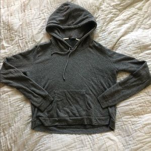 Brandy Melville Semi Crop Hoodie